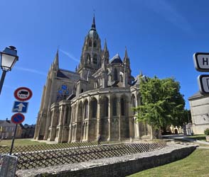 gothic cathedral in Bayeux