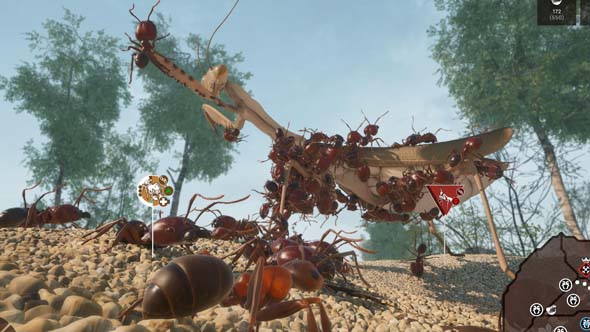 Empire of the Ants - mantis attack