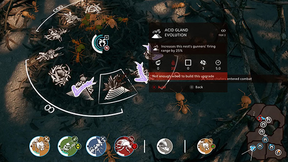 Empire of the Ants - nest upgrade