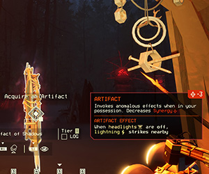Pacific Drive: Whispers In The Woods - artifact effects