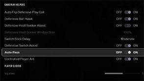 Madden 26 - enable auto-pass