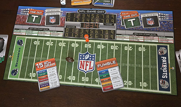 NFL Gameday - scoop and score vs Draw