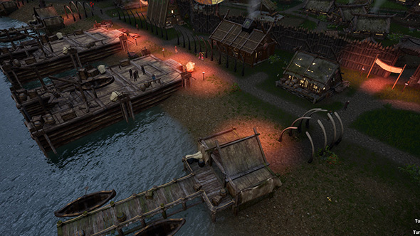 Land of the Vikings - night lights