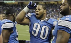 The Detroit Lions' Ndamakong Suh