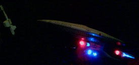Enterprise D toy meets Botany Bay