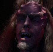 Star Trek: Enterprise - Klingon being transformed by augment virus