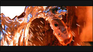 The T-1000's death in Terminator 2: Judgement Day