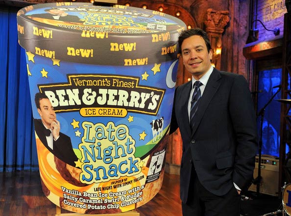 Jimmy Fallon ice cream