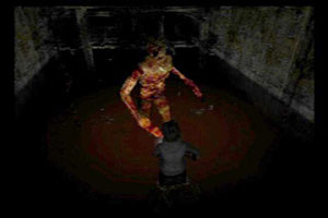 Boss fight with Leonard in Silent Hill 3