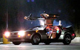 Back to the Future DeLorean time machine