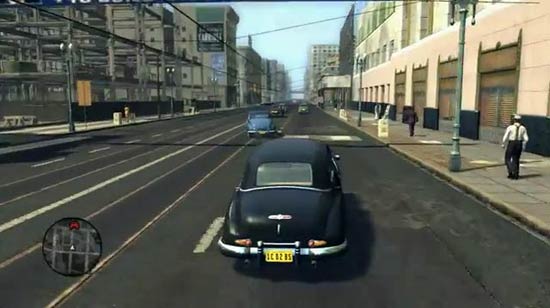 L.A. Noire tailing a suspect
