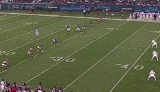 Bears 10, Bills 3 - Bears kickoff from the 30 yard line