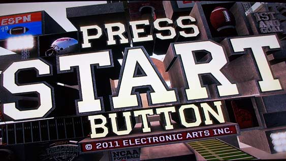 NCAA Football 12 - EA definitely got the ESPN College Gameday look down.