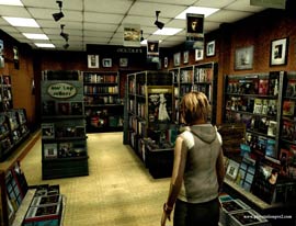 Silent Hill 3 - Heather in a bookstore