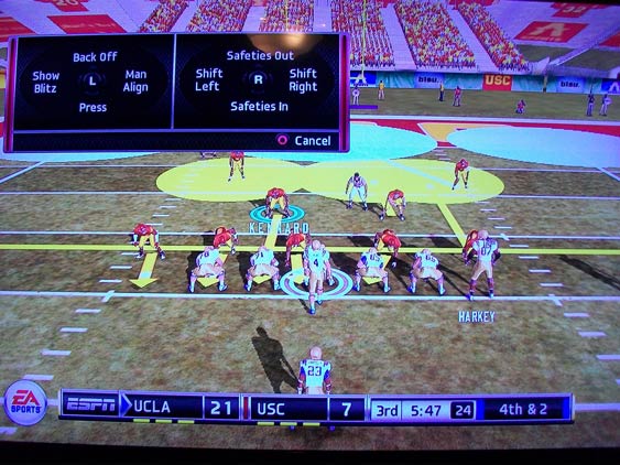 NCAA Football 12 - AI QBs give the player no time to make defensive adjustments.