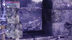 Demon's Souls - arrows stuck in air (First Person)
