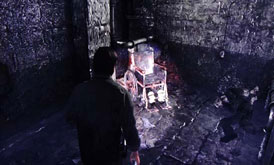 Silent Hill Downpour - random wheel chairs and dead guys
