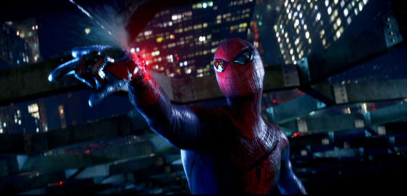 Amazing Spider-Man movie - flashing web shooters