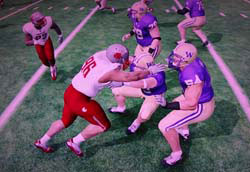 NCAA Football 13 - no double team pass blocking