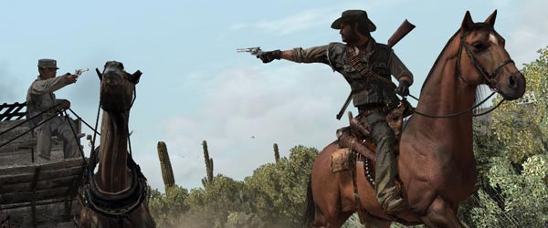 Red Dead Redemption - horseback combat