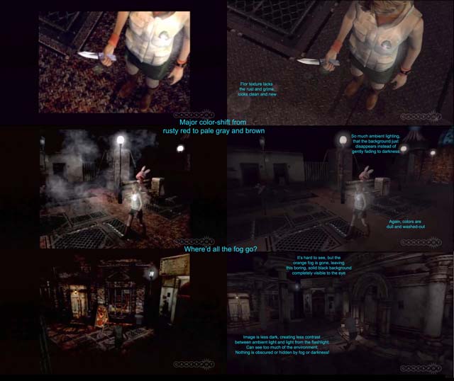 Silent Hill HD Collection lack of detail in Silent HIll 3