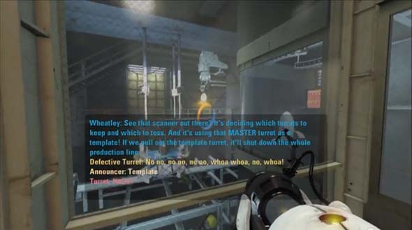 Portal 2 - defective turrets