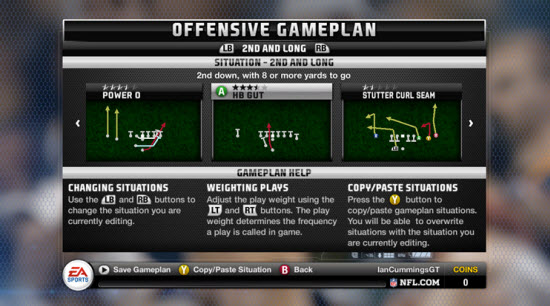 Madden 11 - playbook editor