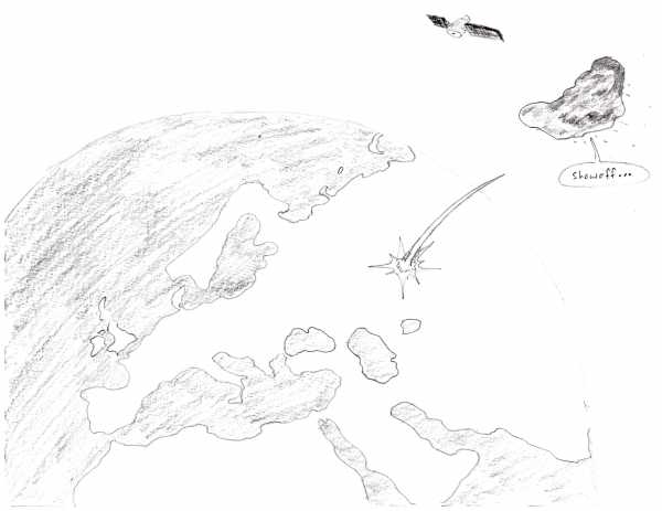 Feb 15, 2013 - Meteor strikes Russia (b&w)