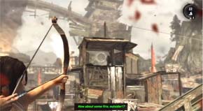 Tomb Raider - bow and arrow