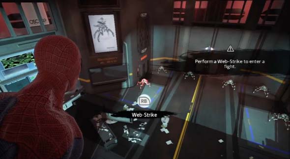 Amazing Spider-Man game - wall-perch
