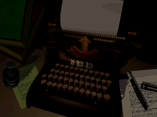 Resident Evil - typewriter
